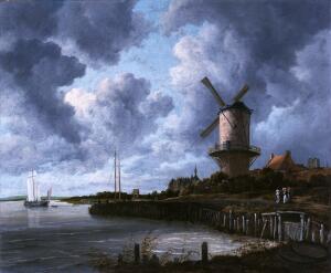 The Windmill at Wijk bij Duurstede by Jacob van Ruisdael